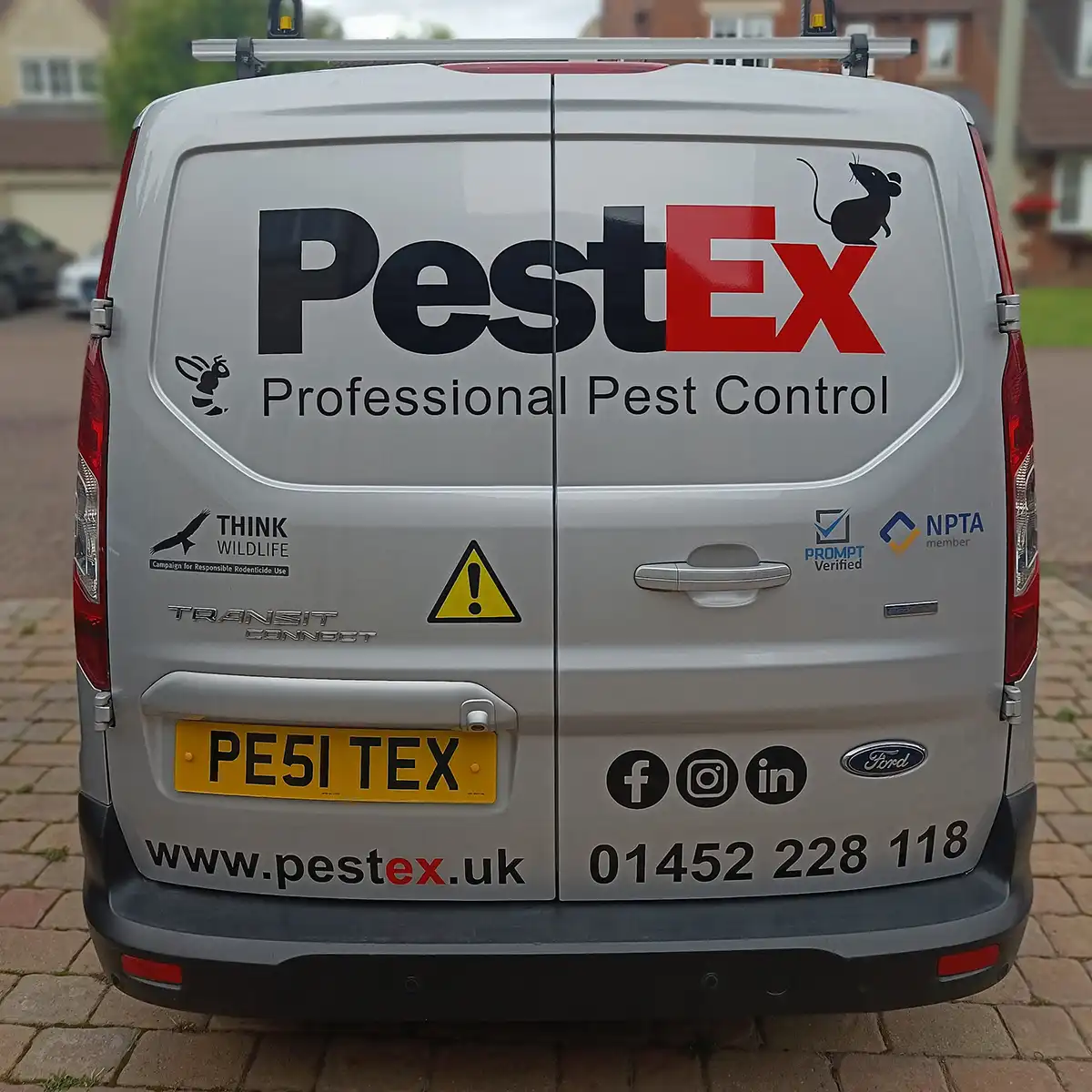 Rear of PestEx van